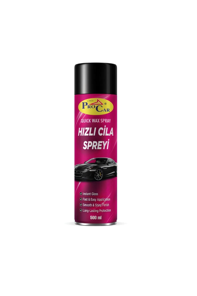 Hızlı Cila Spreyi 500 ML - Su İtici, Boya Koruyucu Oto Hızlı Cila
