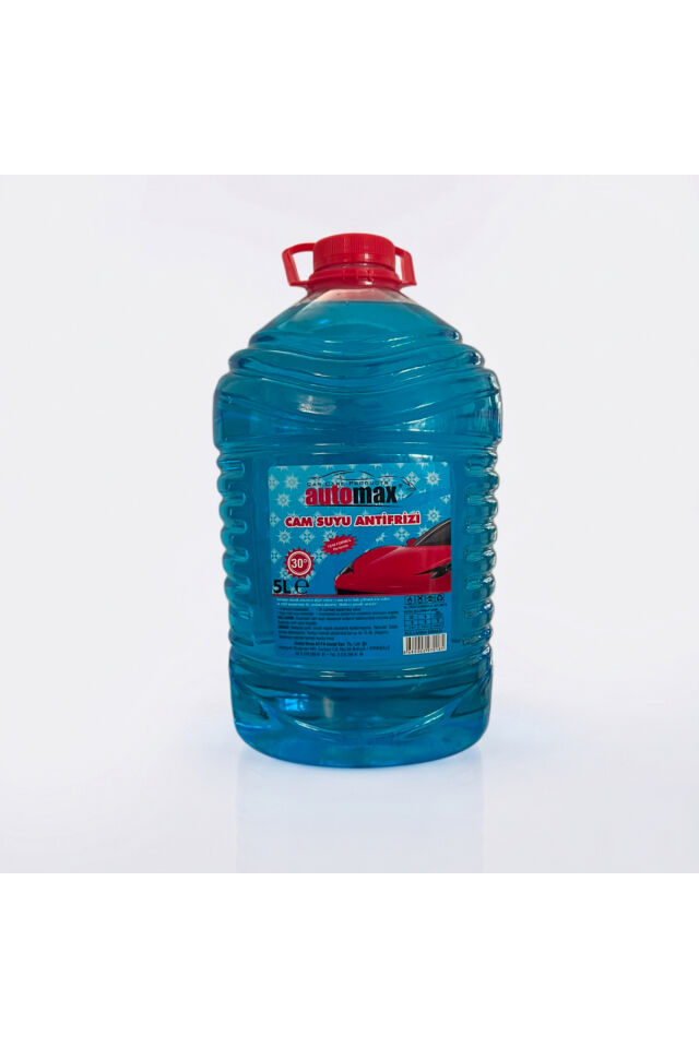 Kışlık Antifrizli Oto Cam Suyu 5 Litre 4'lü Koli -21°C - Buz Çözücü Net Görüş