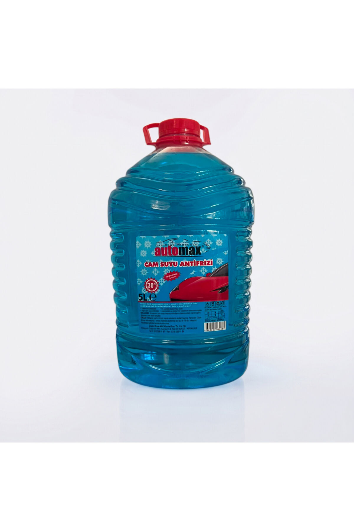 Kışlık Oto Cam Suyu 5 Litre -22 - Antifrizli, Buz Çözücü ve Silecek Koruyucu İz Bırakmaz Sıvı